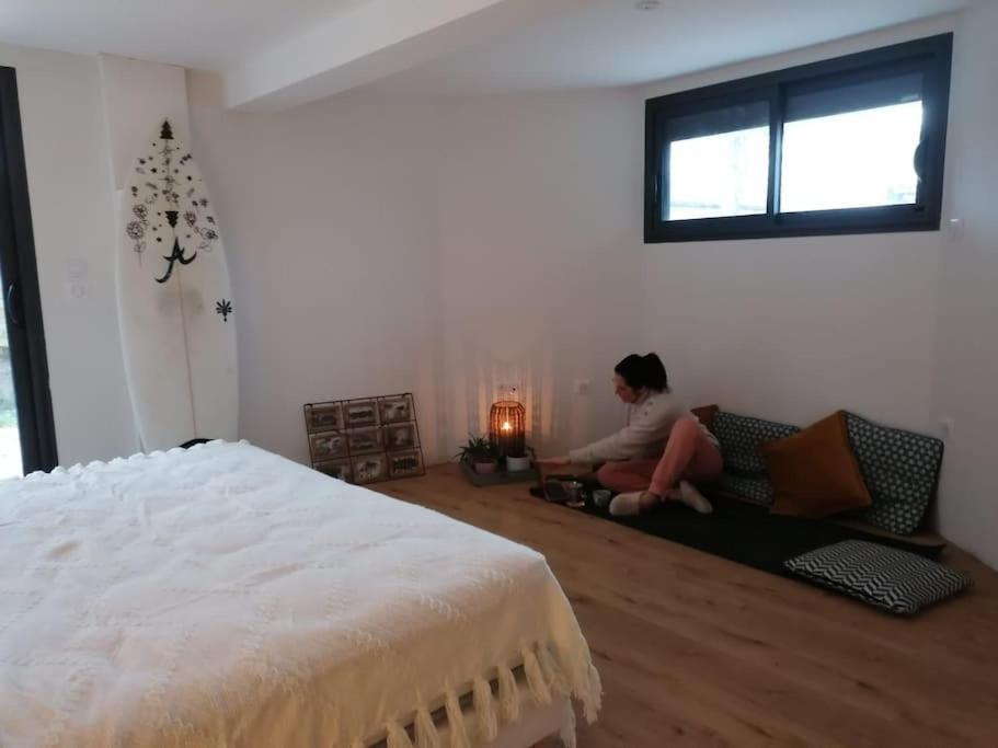 Maison Dharma A 5Km De La Plage Avec Sauna Mimizan-Plage Eksteriør billede